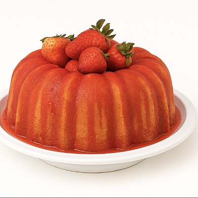 Strawberry-Lemonade Poundcake 
