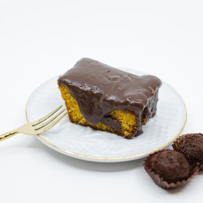 Brazilian Carrot Cake with Brigadeiro Frosting