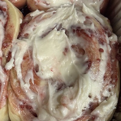 Raspberry Sweet Rolls (6)