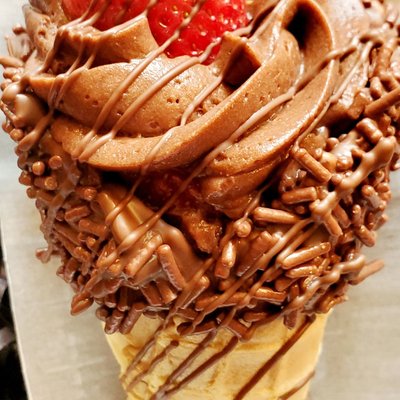 CiCi's Chocolate Cheesecake Cone