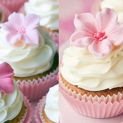 Vanilla Vibe Cupcakes