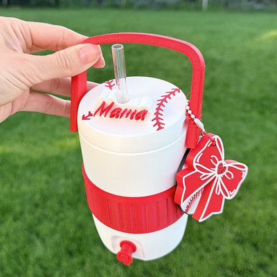 Baseball 12oz Can Cooler