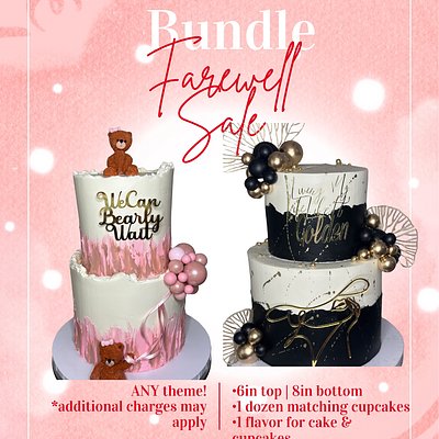 Farewell Sale: 2 Tier W/cupcakes
