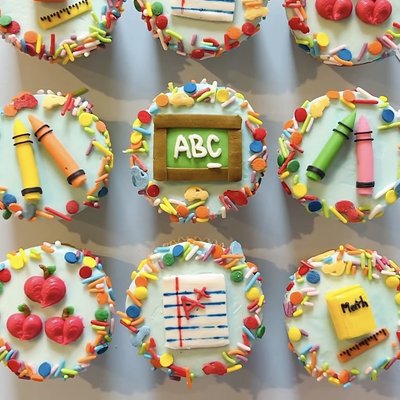 Back To School Cupcakes 