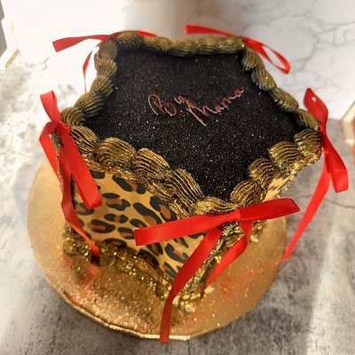 Star Cake With Images & Custom Word Topper