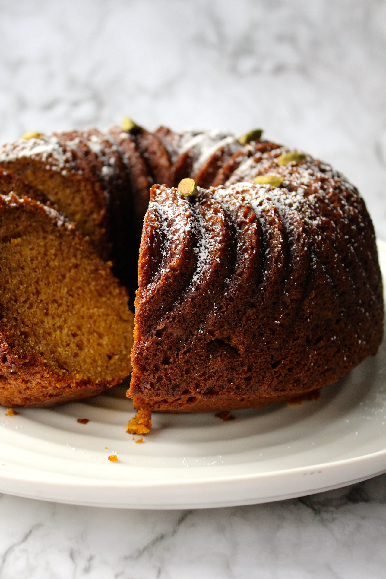Pumpkin Cardamom Spice Cake 