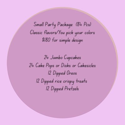 Small Party Package