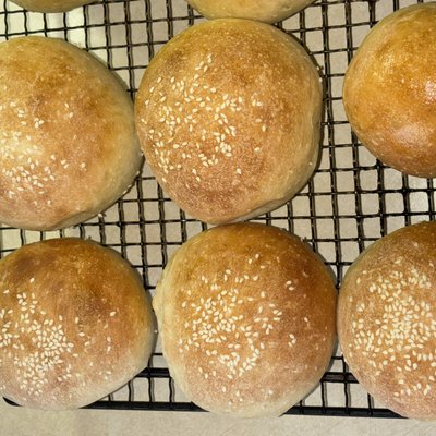 Soft White Hamburger Buns