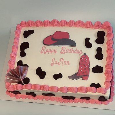 1/2 Sheet Cake