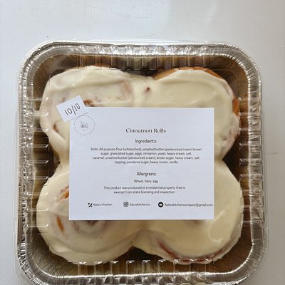 Cinnamon rolls - 4 pack