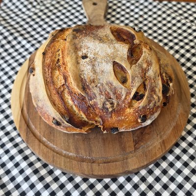 Cinnamon Raisin Sourdough Loaf