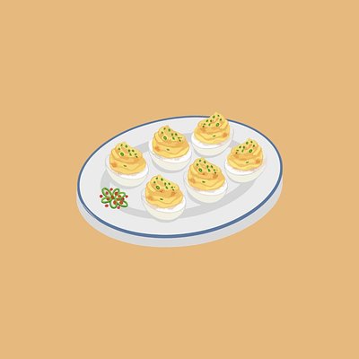 Smokey Devlied eggs SMALL