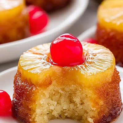 Jumbo Pineapple Upside Down Mini Cakes