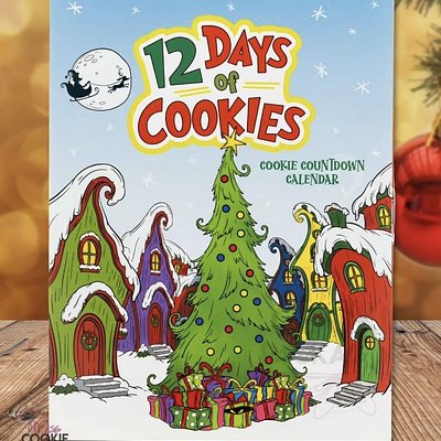 Christmas Grouch Cookie Calendar