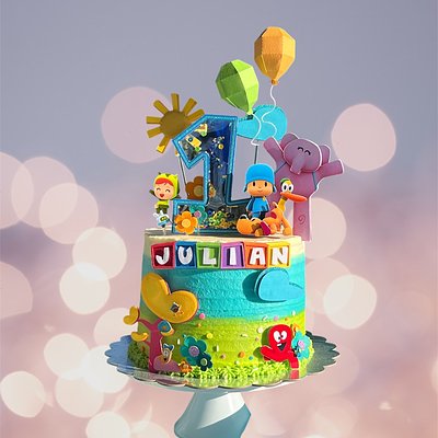 Tall Party Cake 8" 