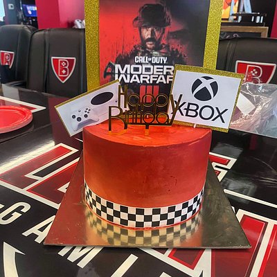 8in Round Custom Cake