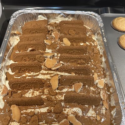 9x13 Big Pan Of Biscoff Banana Pudding 
