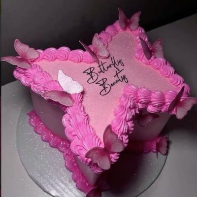 Butterfly 8in Cake 