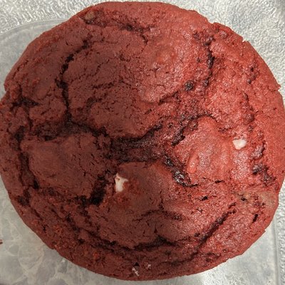Red Velvet White Chocolate Chip Cookies