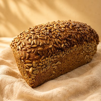 Dark Rye, Carob And Sunflower Loaf