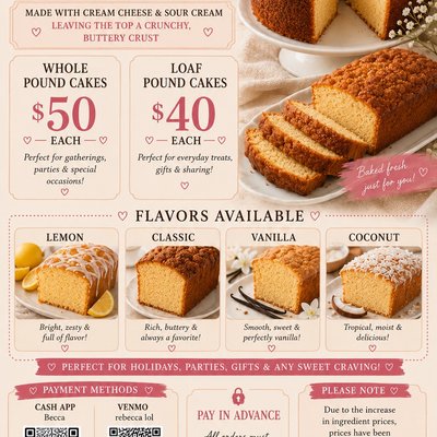 Pound Cakes 