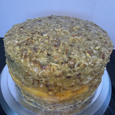 German Chocolate Cheesecake Cake