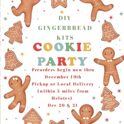 Gingerbread Man & Woman (12) DIY KITS
