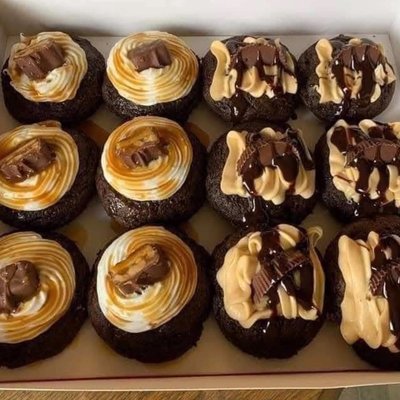 1 Dozen Candy Bar Cupcakes 