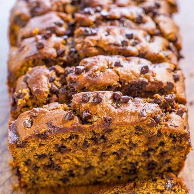 Chocolate Chip Pumpkin Bread 