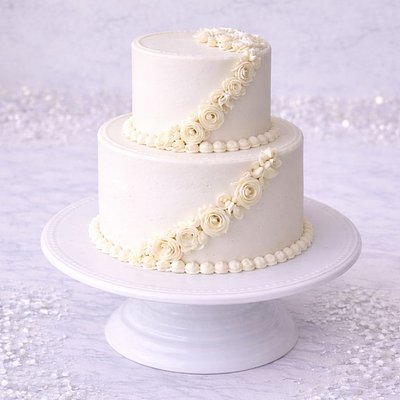 Custom 6" & 8" Two Tier Cake 