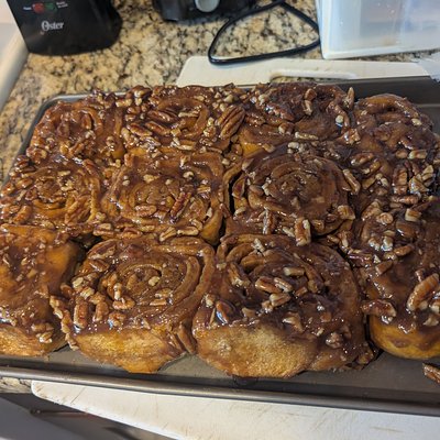 Pumpkin Pecan Sticky Buns