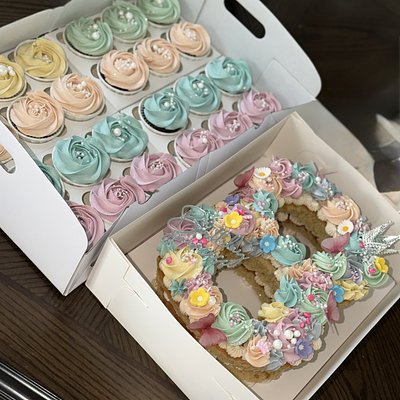 Lettering Or Number Cake