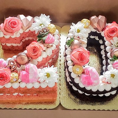 Monogram Cakes