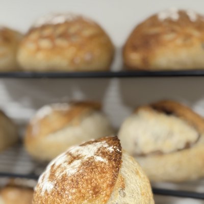 3 Mini Bread Bowls 