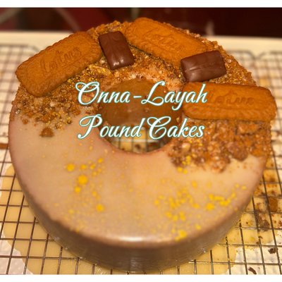 Biscoff/Toffee Cookie Pound
