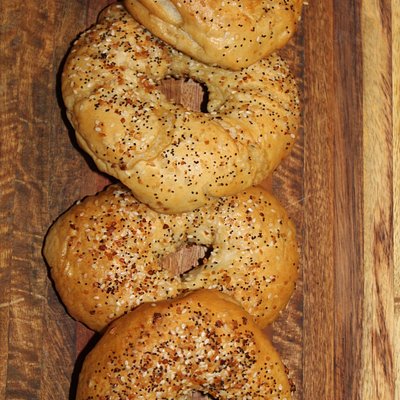 Sourdough Bagels 