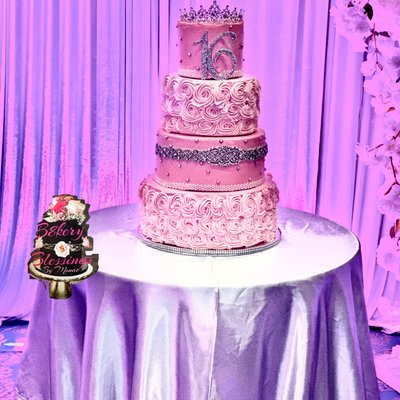 4 Tier Cake 