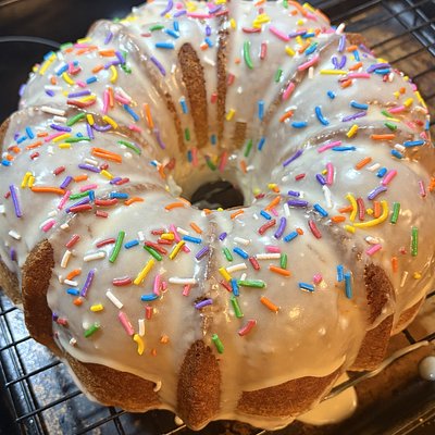 Old Fashioned Birthday Bundt Cake