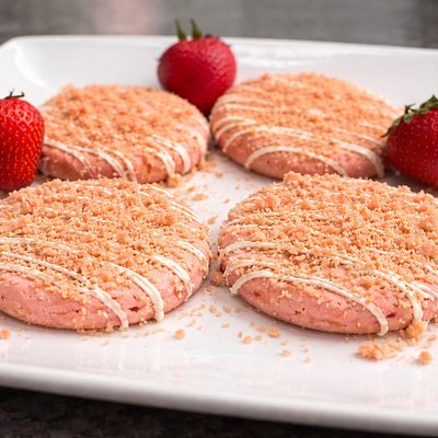 Strawberry Crunch Cookies 