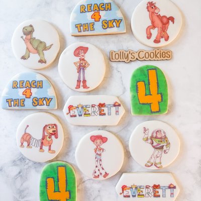 Custom Printed Cookies Per Dozen— Not Dye free! 