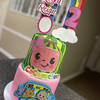 Two Tier Custom Cake  (6” & 8”)