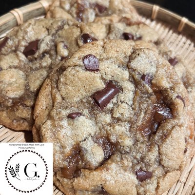 Sourdough Rye Brown Butter Toffee Chocolate Chip