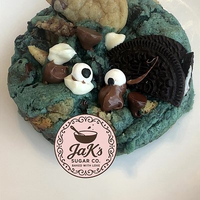 Giant Cookie Monster Cookies (12 Count)