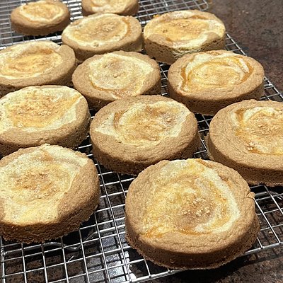 6 Large Sweet Potato Cheesecake Cookies