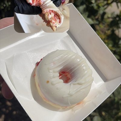 Strawberry Crunch Cheesecake Donut 