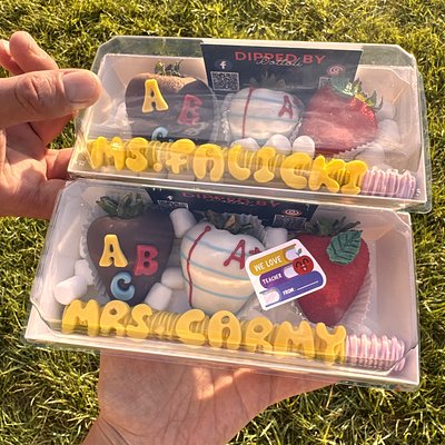 Berry & Pencil Pretzel Box