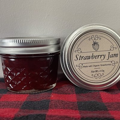 Organic Strawberry Jam 4oz