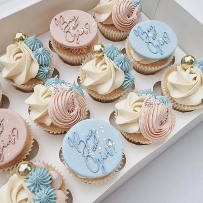 Gender Reveal Cupcakes