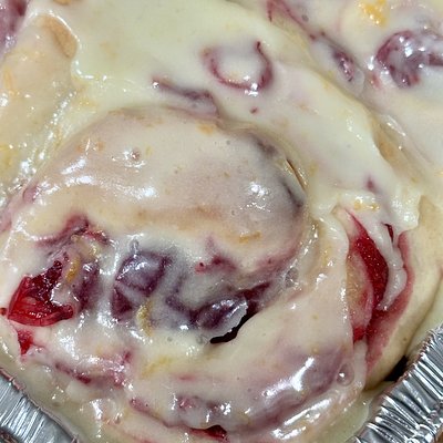 Cranberry Orange Sourdough Sweet Rolls