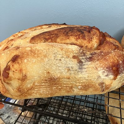 Sun-dried Tomato, Basil Pesto & Spicy Tomato Jam Sourdough  Loaf